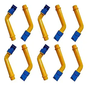 KI BATH FITTINGS Cleaning Sprinkler for Solar Panel L Type 1/2 inch Standard Size PVC (Pack of 10)