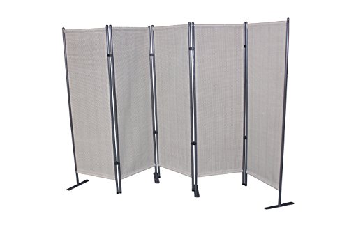 Preisvergleich Produktbild Leco Paravent 5-teilig, schilf-natur