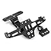 Produktbild Universal CNC Aluminium Motorrad Hintere Kennzeichenhalter Nummernschildhalter mit LED-Licht für Kawasaki Z650 Z750 Z800 Z1000 Z900 Z300 Z250 (Schwarz)