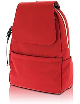 BUGATTI® Contratempo Ladies Rucksack | Damen-Rucksack mit Reißverschluss im Querformat | Hochwertiger Damen-Rucksack...