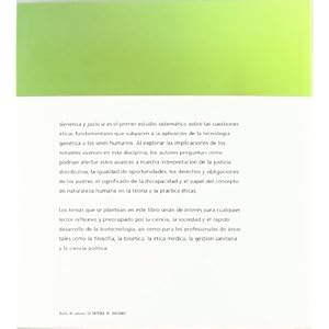 Genética y justicia (Psicología / Filosofía)