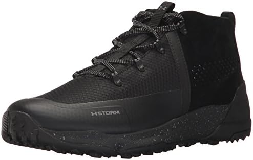 Under Armour Men’s UA Burnt River Mid 2.0 Low Rise Hiking Shoes,Black (Black),9.5 UK(44/45 EU)