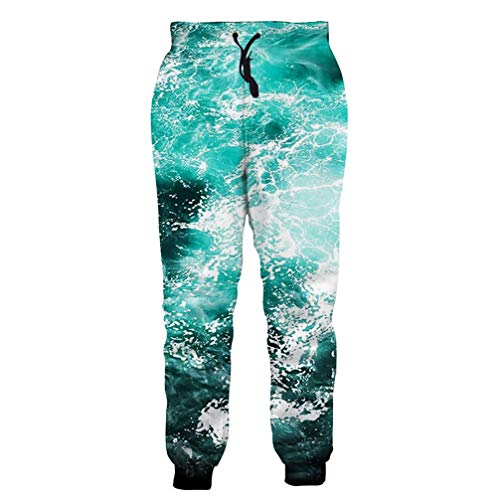 Joggers Men Women Sweatpants Funny Galaxy Print Tracksuit 3D Mens Track Pants Loose Casual Trousers