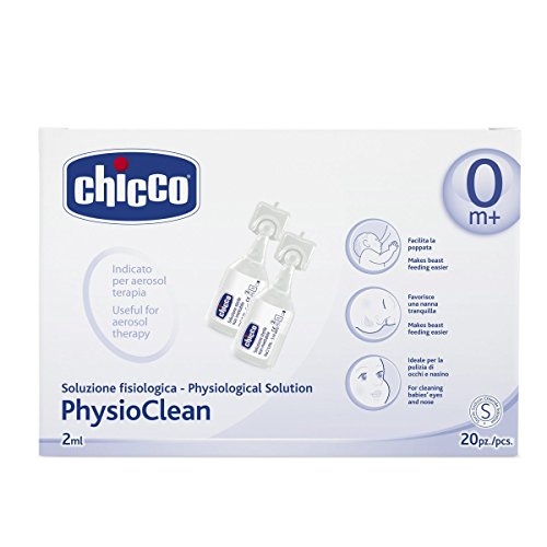 Chicco Physio Clean - Physiological Serum, 2 ml, Pack of 20