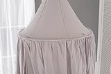 Betthimmel Deko Baldachin Bett-Baldachin EZbuy Baumwolle Dekoration Baldachin für Kinderzimmer Babybett Insekt Moskitonetz Schutz Indoor Outdoor Playing Reading Zelt, Höhe 240cm - 5