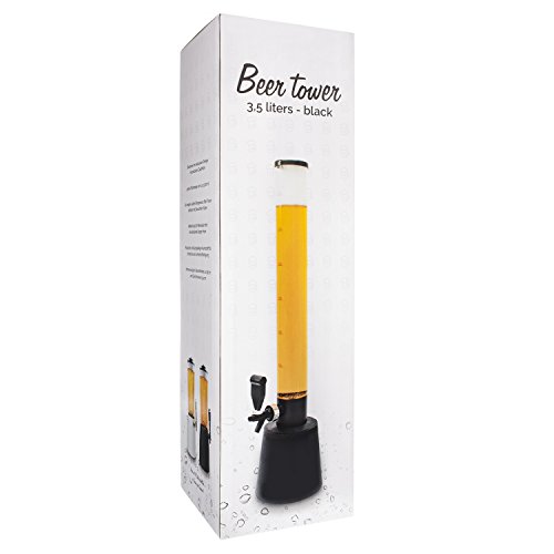 3,5 Liter Trinksäule Biersäule Biertower Party Bier Zapfsäule mit Zapfhahn - 4