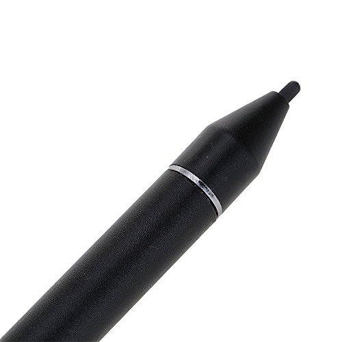 HuntGold ?Wiederaufladbar Feiner Punkt Touch Eingabestift für Samsung iPhone iPad Android Tablet Schwarz - 3