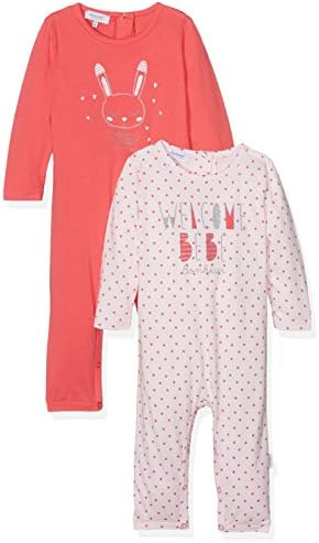 Alphabet Girl's 4J55021 Maternity Nightie, Rose (Fuchsia), 0-3 Months (Manufacturer Size: 3 Months), Pack of 2