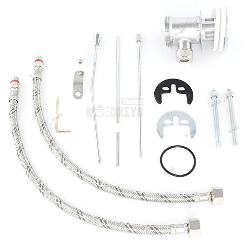 Waschtischarmatur Wasserhahn Waschbeckenarmatur Einhebelmischer Küche Bad Chrom - 2