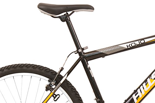 Mountainbike 24 Zoll für Kinder Hillside Kojo in schwarz Kinderfahrrad Fahrrad MTB 21 Gang Shimano Tourney Seitenständer, Federung vorn - 7