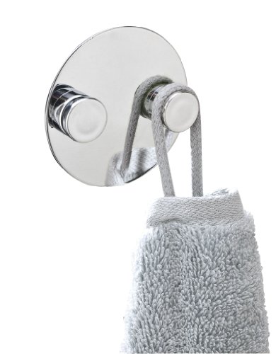 WENKO 19743100 Turbo-Loc Adapter Duo Chrom – Befestigen ohne bohren, verchromtes Metall, Chrom - 2