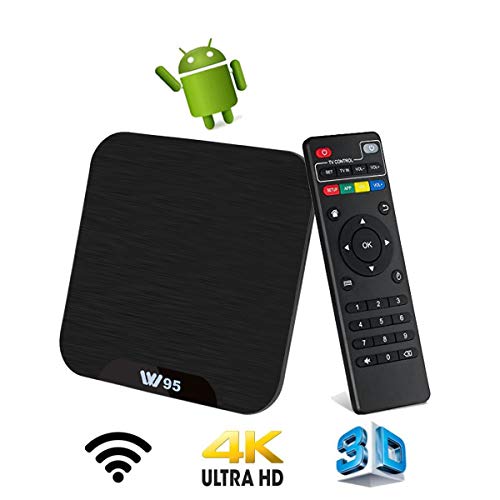 Viden, TV Box W2 Smart TV Box Amlogic S905X Quad Core, 2Gb Ram & 16Gb ROM, 4Kx2K Uhd H.265, Hdmi, Usbx2, WiFi Media Player, Android Set-Top Box, Versión Mejorada