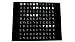 Produktbild Build Yours Wordclock Deutsch || Wortuhr || Groß || 47x30 || Acryl Schwarz || 7 Features || LED Wanduhr Digital Word Clock