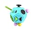 Price comparison product image Fashion Fidget Cube 2 toy with Active Rocker Fidget Cube II Anxiety Stress Relief Focus 12 sides Dice for Adults Children Gadget (Blue)