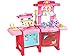 Produktbild Iso Trade Küche Spielküche XXL Kunststoff Bunt 40 Teile Licht & Geräusche Kinder Haushalt #6723