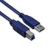 Produktbild Winkey USB 3.0-Druckerkabel A-Stecker an B-Stecker DataCord Hohe Geschwindigkeit 0,3/0,5/1 / 1,5/1,8M (0.5 m)