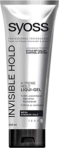 Syoss Invisible Hold X-Treme Liquid-Gel starker Halt, 6er Pack (6 x 250 ml)