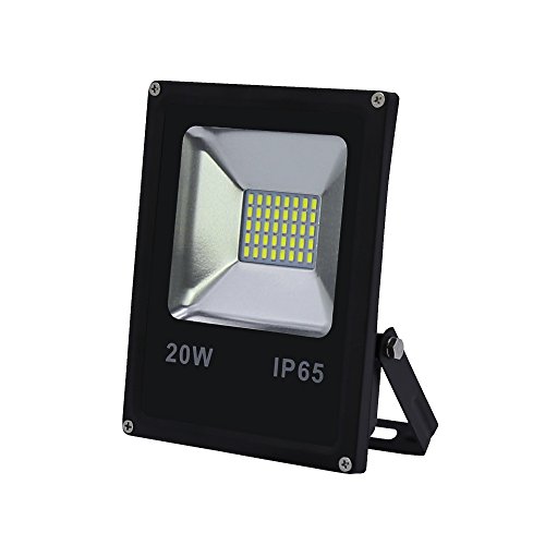 Hengda® 5 Stück 20W SMD LED Strahler Fluter IP65 Außen Flutlicht Leuchtmittel Baustrahler Scheinwerfer warmweiss Wandstrahler - 3