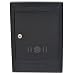 Klaxon Stainless Steel Letter Box with Magazine Holder (Black) RS.1026.00