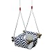 Produktbild Pellor Outdoor Indoor Kinder Schaukel Hängesessel Hängesitz hängematte Schaukel mit Einstellbare Seil Kleinen Korb (Blau)