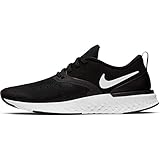 black/white Nike Damen Odyssey React Flyknit 2 Laufschuhe, Schwarz (Black/White 010), 41 EU