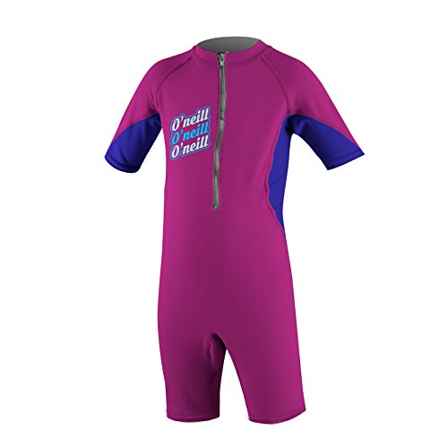 O'Neill UV Suits Infant O'Zone Shorty UV Suit - Fox Pink/Cobalt/Mint