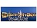 Produktbild GRAZDesign 100116_002_01_04 Glasbild aus Acryl | Wandbild mit Bild-Motiv Hamburg Bei Nacht | Wand-Deko für Wohnzimmer/Flur/Büro | Kunstdruck für Zuhause Oder Hotel (125x50cm)