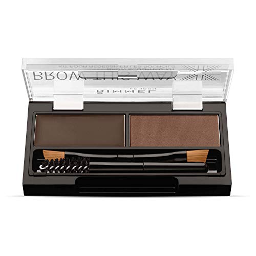 Rimmel London Brow This Way  Brow Sculpting Kit Kit para Cejas Tono 003 Dark Brown - 17,2 gr