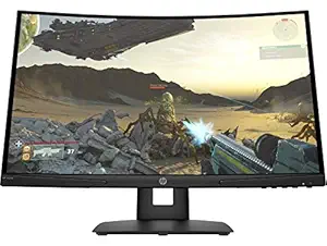 HP X24c 23.6-inch Curved FHD Gaming Monitor - 144 Hz Refresh Rate, 1 HDMI 2.0, 1 DisplayPort, Vesa Mount, Adaptive Sync (13Q95AA)