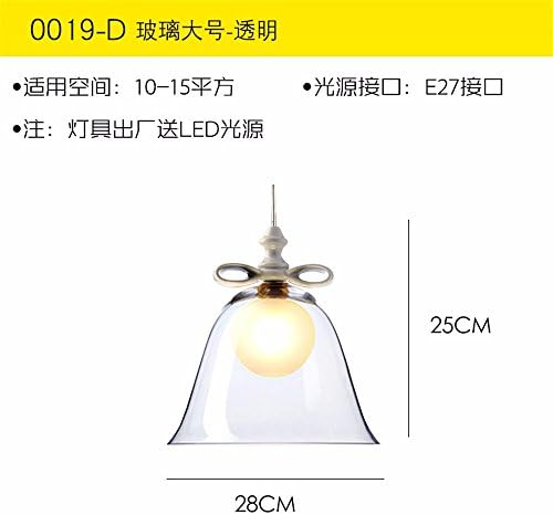 Xky929 Nordic Led Moderni Retrò Soggiorno Camera Da Letto Camera Dei Bambini Dining Bar Lampadario Testa Singola Trasparente Alla Luce Lampadario In Vetro