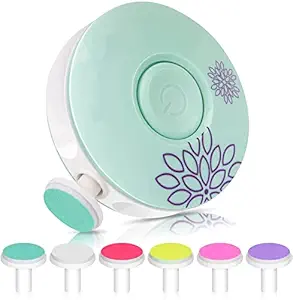 Electric Baby Nail Trimmer for Newborn | 6 in 1 Grinder Pad for Nail Scrub, Polish, Trim | Safe File for Fingernails | Nail Clipper for Baby Grooming and Infants (DURACELL Included)