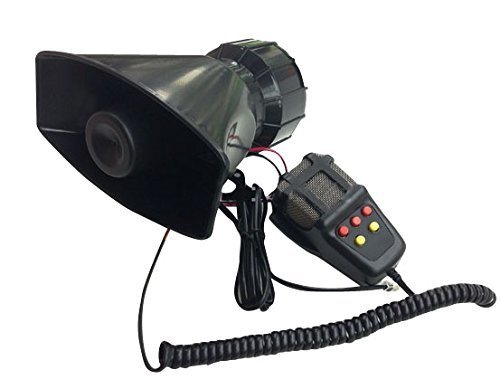 UTTU Siren Speaker,12V 80W 5 Tone Sound Car Siren Vehicle Horn with Mic PA Speaker RS.1050 (65.00% Off) - Amazon