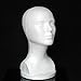 Dummy Model Heads, Transer® Female Styrofoam Mannequin Manikin Head Model Foam Styrofoam Hat Glasses Hair Wig Mannequin Stand Display Head Model Chest