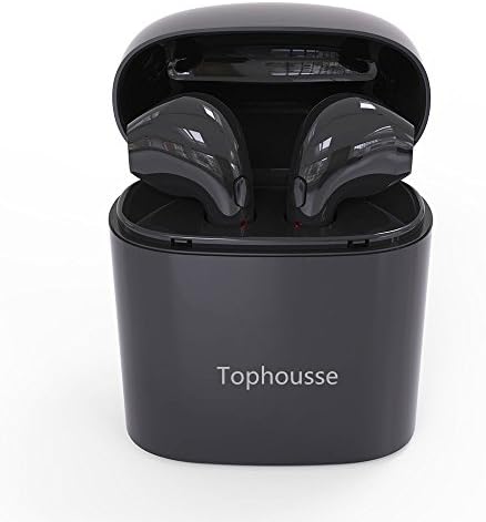 In-Ear Bluetooth AirPods I7 -Premium Sound- Wireless Bluetooth Sport Headphones Earphone, Bluetooth 4.1 (A pair of headset charger-black)