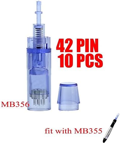 For Ultima A1 Dr.Pen Micro Needle Cartridge, MISSAMMY 10 PCS Needle Cartridges for Derma Pen Anti Aging Skin Facial Therapy Therapy Device (42 Pin x 10 PCS)
