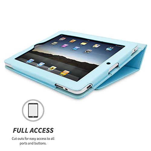 iPad 1 Hülle (Hellblau ), Snugg – Smart Case mit lebenslanger Garantie + Sleep / Wake Funktion - 4