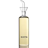 Olietta glasflaska, droppsäker, läckagesäker, vinägerolja i glasflaska, oljeflaska, 500 ml, 0,5 l, perfekt för hällning och d