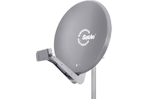Kathrein Cas 90gr - antennes satellites (10,70-12,75 GHz, Graphite, Aluminium, 1050 x 1050 x 230 mm)