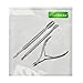 WMA Stainless Steel Nail Cuticle Spoon Pusher Remover Cutter Nipper Clipper Set-3 of Pack