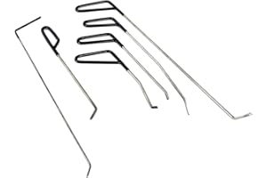 Auveach 6 Pz Dent Repair Strumenti Rods Attrezzo per Rimuovere Kit di Riparazione Ammaccatura Rimozione dei Danni da Grandine Porta