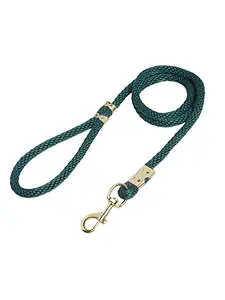The Pawpstar Co. Rope Leash for Dogs by Aditya Birla New Age (Forest Green)