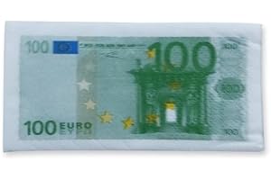 KLIHD Mouchoirs en papiers Impression Billets 100 Euros