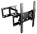 Price comparison product image RICOO TV Wall Bracket Tilt Swivel S6144 Universal LED Curved QLED QE LCD OLED SUHD UHD Television Mount Rack Flexible Adjustable Extendable Arm Mounting/ 30" - 65" Inch/ VESA 400x400/ Black