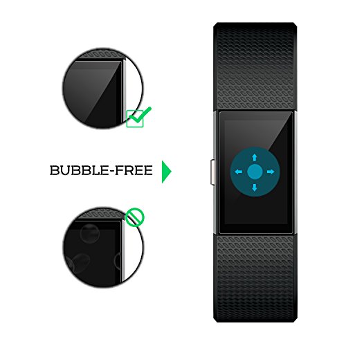 Fitbit Charge 2 protector de pantalla 6-Pack Yoozon Claro PET HD pantalla invisible protecci n sin pelar cobertura completa burbuja gratis para Fitbit Charge 2 Garant a de por vida reviews Fitbit Charge 2 protector de pantalla 6-Pack Yoozon Claro PET HD pantalla invisible protecci n sin pelar cobertura completa burbuja gratis para Fitbit Charge 2 Garant a de por vida