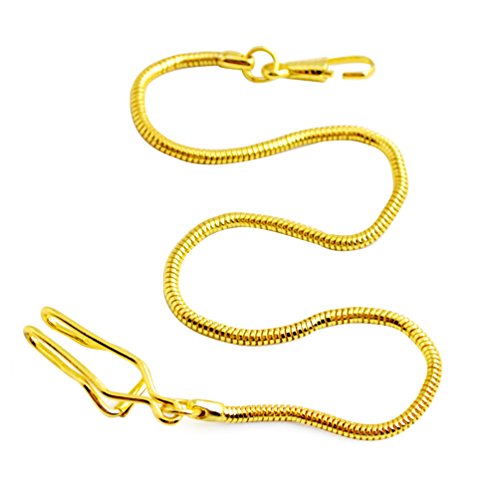 Pocket Watch Chain Gold - BoShiYa Fashion Metal Alloy Clip Vest Belt Snake Chain Approx 14.57''