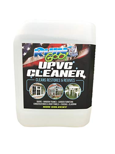 Rhino Goo! 5L UPVC Cleaner - Producto Concentrado para el Invernadero, Marcos de Ventanas, Puertas y Muebles de jardín