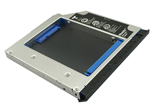 Nimitz 2 nd HDD SSD Festplatte Caddy für HP ProBook 6460b 6465b mit Blende - 3