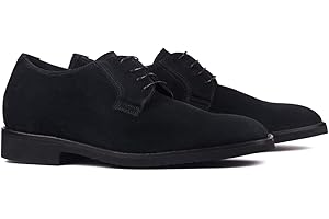 MASALTOS Scarpe con Rialzo da Uomo Che Aumentano l’Altezza Fino a 7 cm. Fabbricate in Pelle. Modello Lawson
