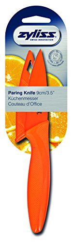 Zyliss E920007 Gemüse und Fruchtmesser, 9 cm, orange - 4