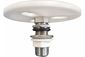 Gastrobedarf Westerbarkey Gläserdusche mit 1/2" Gewinde für Tropfbleche zum Einlassen Edelstahlgewinde